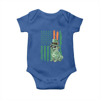 Funny St Patrick's Day Pug Leprechaun Baby Onesie Dog Lover Puppy Green American Flag