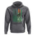 Funny St Patrick's Day Pug Leprechaun Hoodie Dog Lover Puppy Green American Flag