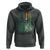 Funny St Patrick's Day Pug Leprechaun Hoodie Dog Lover Puppy Green American Flag