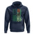 Funny St Patrick's Day Pug Leprechaun Hoodie Dog Lover Puppy Green American Flag