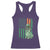 Funny St Patrick's Day Pug Leprechaun Racerback Tank Top Dog Lover Puppy Green American Flag