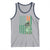 Funny St Patrick's Day Pug Leprechaun Tank Top Dog Lover Puppy Green American Flag