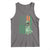 Funny St Patrick's Day Pug Leprechaun Tank Top Dog Lover Puppy Green American Flag