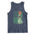 Funny St Patrick's Day Pug Leprechaun Tank Top Dog Lover Puppy Green American Flag