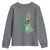 Funny St Patrick's Day Pug Leprechaun Youth Sweatshirt Dog Lover Puppy Green American Flag