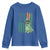 Funny St Patrick's Day Pug Leprechaun Youth Sweatshirt Dog Lover Puppy Green American Flag