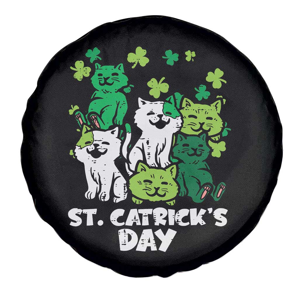 Cute St Catricks Day Spare Tire Cover St Patricks Cats Saint Pattys Cat Lover