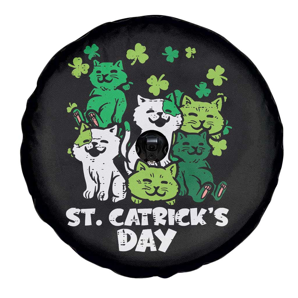 Cute St Catricks Day Spare Tire Cover St Patricks Cats Saint Pattys Cat Lover
