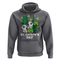 Cute St Catricks Day Hoodie St Patricks Cats Saint Pattys Cat Lover