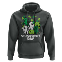 Cute St Catricks Day Hoodie St Patricks Cats Saint Pattys Cat Lover