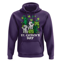 Cute St Catricks Day Hoodie St Patricks Cats Saint Pattys Cat Lover