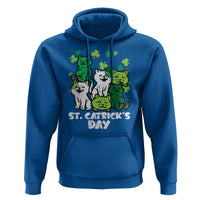 Cute St Catricks Day Hoodie St Patricks Cats Saint Pattys Cat Lover