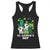 Cute St Catricks Day Racerback Tank Top St Patricks Cats Saint Pattys Cat Lover