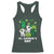 Cute St Catricks Day Racerback Tank Top St Patricks Cats Saint Pattys Cat Lover