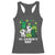 Cute St Catricks Day Racerback Tank Top St Patricks Cats Saint Pattys Cat Lover