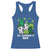 Cute St Catricks Day Racerback Tank Top St Patricks Cats Saint Pattys Cat Lover