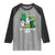 Cute St Catricks Day Raglan Shirt St Patricks Cats Saint Pattys Cat Lover