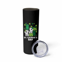 Cute St Catricks Day Skinny Tumbler St Patricks Cats Saint Pattys Cat Lover