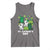 Cute St Catricks Day Tank Top St Patricks Cats Saint Pattys Cat Lover