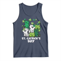 Cute St Catricks Day Tank Top St Patricks Cats Saint Pattys Cat Lover