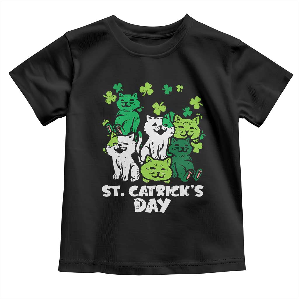 Cute St Catricks Day Toddler T Shirt St Patricks Cats Saint Pattys Cat Lover
