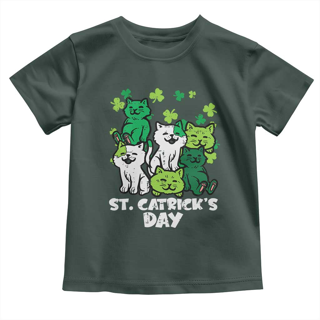 Cute St Catricks Day Toddler T Shirt St Patricks Cats Saint Pattys Cat Lover