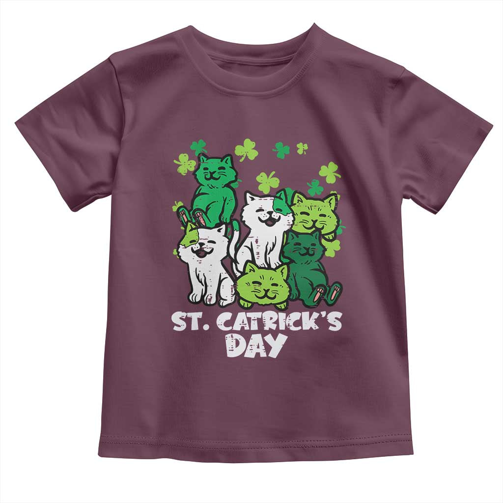 Cute St Catricks Day Toddler T Shirt St Patricks Cats Saint Pattys Cat Lover