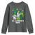 Cute St Catricks Day Youth Sweatshirt St Patricks Cats Saint Pattys Cat Lover