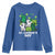 Cute St Catricks Day Youth Sweatshirt St Patricks Cats Saint Pattys Cat Lover