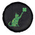 St Patricks Day Shamrock Cat Spare Tire Cover Saint Pattys Cats Lover
