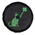 St Patricks Day Shamrock Cat Spare Tire Cover Saint Pattys Cats Lover