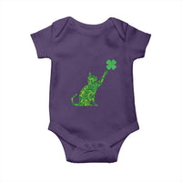 St Patricks Day Shamrock Cat Baby Onesie Saint Pattys Cats Lover