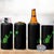 St Patricks Day Shamrock Cat 4 in 1 Can Cooler Tumbler Saint Pattys Cats Lover