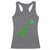 St Patricks Day Shamrock Cat Racerback Tank Top Saint Pattys Cats Lover