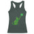 St Patricks Day Shamrock Cat Racerback Tank Top Saint Pattys Cats Lover