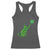 St Patricks Day Shamrock Cat Racerback Tank Top Saint Pattys Cats Lover