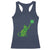 St Patricks Day Shamrock Cat Racerback Tank Top Saint Pattys Cats Lover
