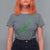 St Patricks Day Shamrock Cat T Shirt For Women Saint Pattys Cats Lover