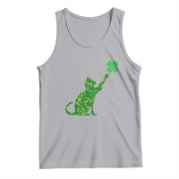 St Patricks Day Shamrock Cat Tank Top Saint Pattys Cats Lover