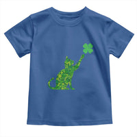 St Patricks Day Shamrock Cat Toddler T Shirt Saint Pattys Cats Lover