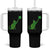 St Patricks Day Shamrock Cat Tumbler With Handle Saint Pattys Cats Lover