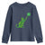 St Patricks Day Shamrock Cat Youth Sweatshirt Saint Pattys Cats Lover