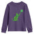 St Patricks Day Shamrock Cat Youth Sweatshirt Saint Pattys Cats Lover