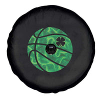 Lucky Shamrock Basketball Spare Tire Cover Clover Irish St Patrick's Day Sport Lover