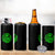 Lucky Shamrock Basketball 4 in 1 Can Cooler Tumbler Clover Irish St Patrick's Day Sport Lover