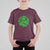 Lucky Shamrock Basketball T Shirt For Kid Clover Irish St Patrick's Day Sport Lover