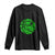 Lucky Shamrock Basketball Long Sleeve Shirt Clover Irish St Patrick's Day Sport Lover