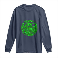 Lucky Shamrock Basketball Long Sleeve Shirt Clover Irish St Patrick's Day Sport Lover