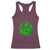 Lucky Shamrock Basketball Racerback Tank Top Clover Irish St Patrick's Day Sport Lover