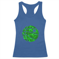 Lucky Shamrock Basketball Racerback Tank Top Clover Irish St Patrick's Day Sport Lover